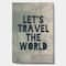 Designart - Lets Travel The World - Cottage Canvas Wall Art